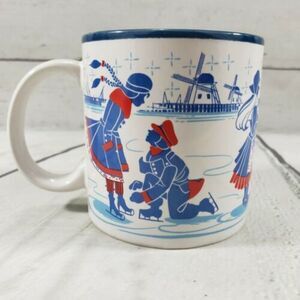 Marvelous Mugs Vintage 1987 Potpourri Press Winter Ice Skating Holiday VTG Used